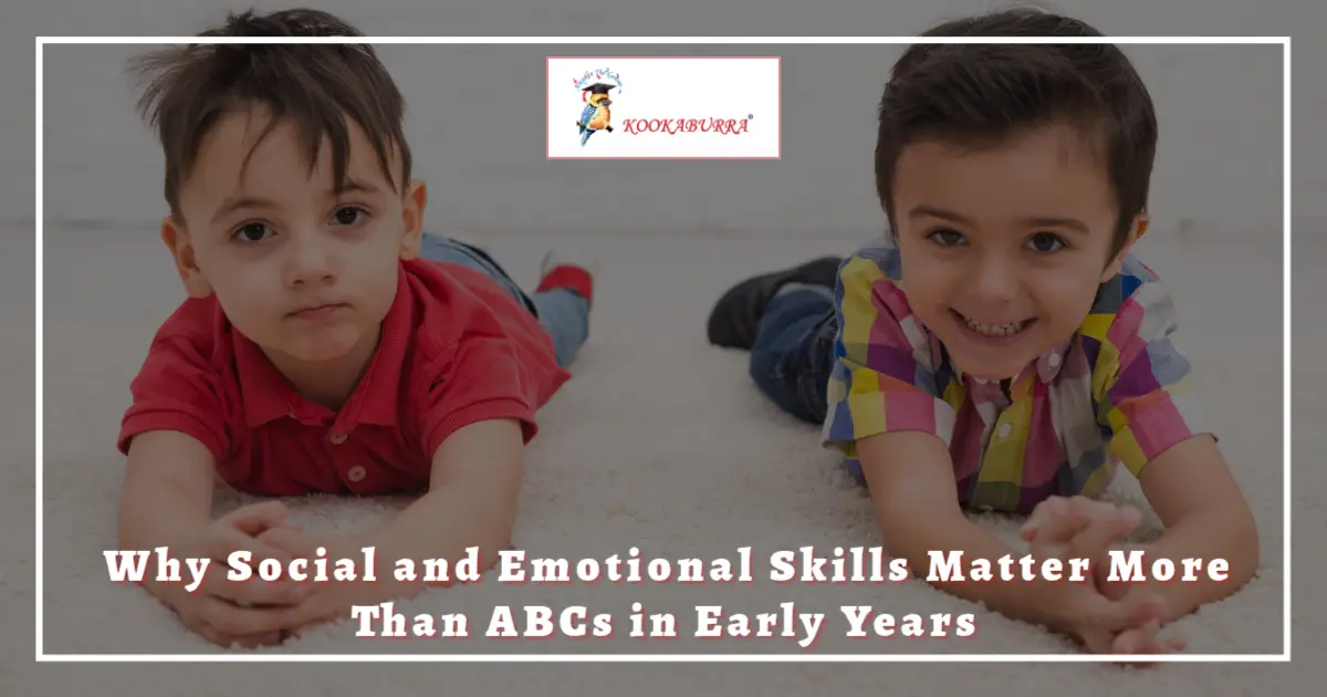 Young children expressing emotions through play based learning